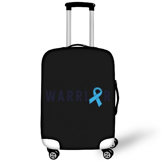Prostate Cancer Warrior Light Blue Ribbon Dad Luggage Covers