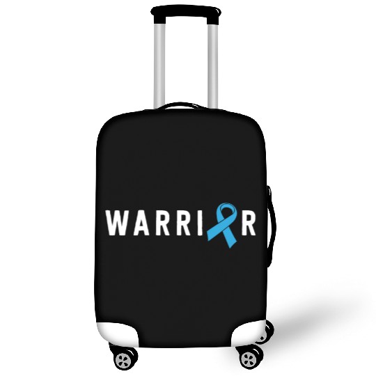 Prostate Cancer Warrior Light Blue Ribbon Dad Luggage Covers