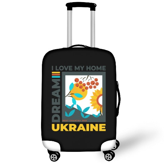 Print Ukraine sunflower Luggage Covers