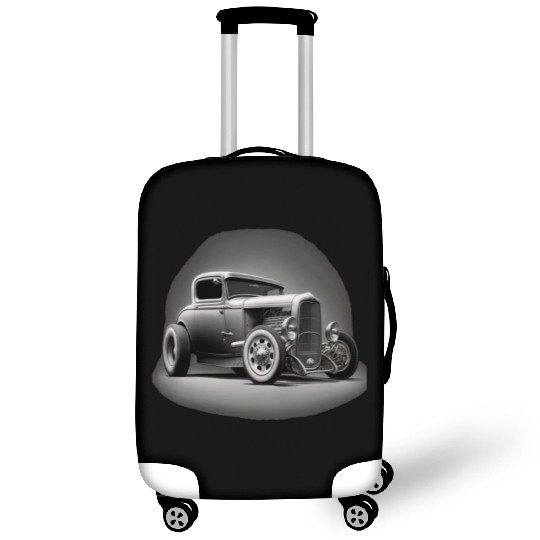 Street Rod Aesthetic Style Vintage Car Hot Rod Luggage Covers