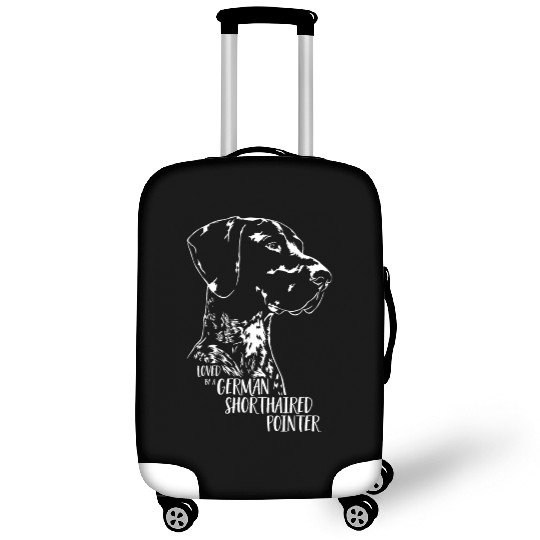 Loved by a German Shorthaired Pointer dog mom Luggage Covers