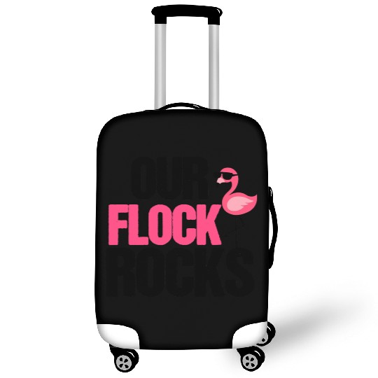 Our Flock Rocks Flamingo Mother's Day Teacher Gift Luggage Covers