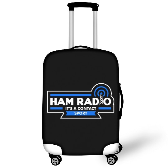 Ham Radio - It's a contact sport (dark) Luggage Covers