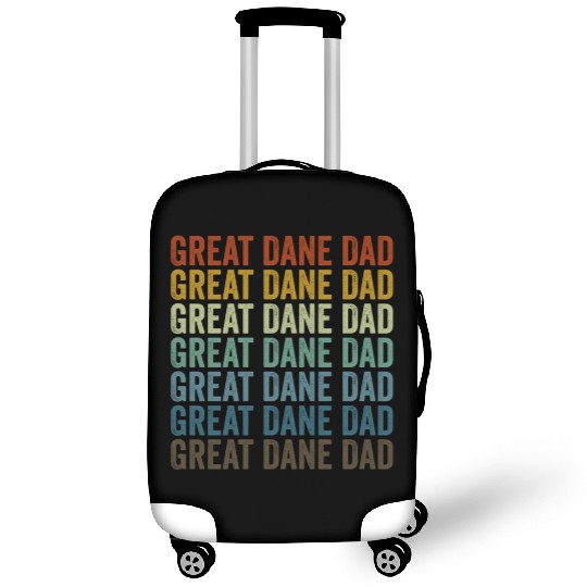 Great Dane Dad Great Dane Dog Lover Dog Dad Luggage Covers