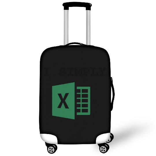 I Simply Excel Funny Accountant Spreadsheets Luggage Covers
