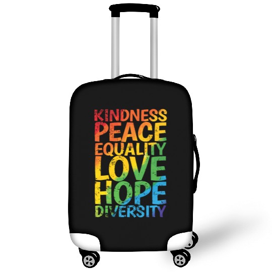 Kindness Peace Equality Love Hope Diversity LGBT Luggage Covers