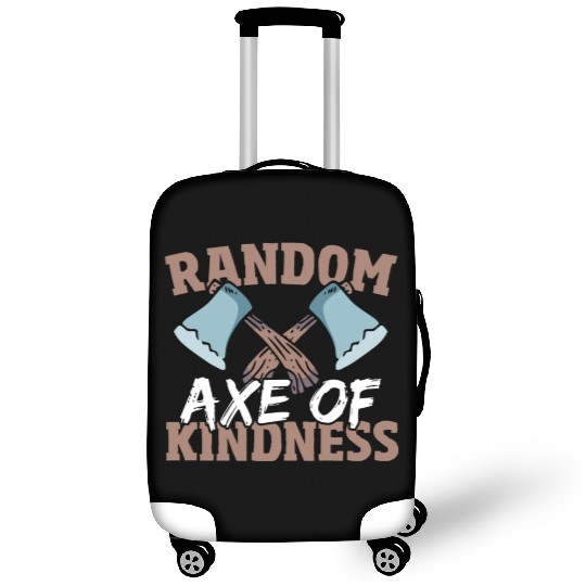 Random Axe Of Kindness Lumberjack Luggage Covers