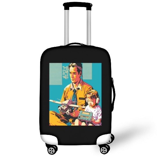 Miniature Plane Lover Cool Retro Radio Controlled Luggage Covers