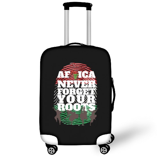 Never Forget Your Roots| Black History Month Luggage Covers