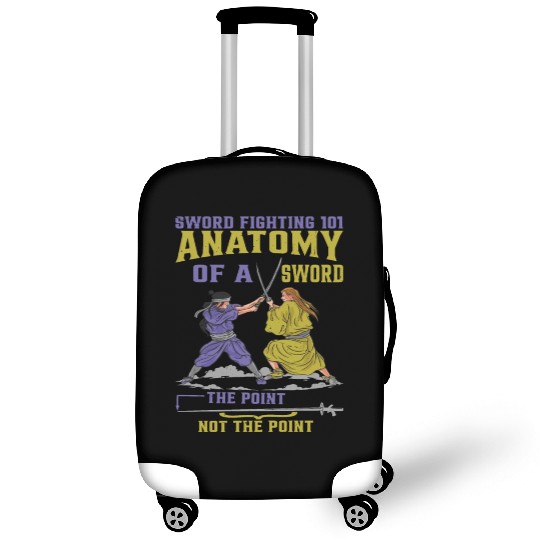 Sword Fighting 101 Anatomy Of A Sword 6 Luggage Covers
