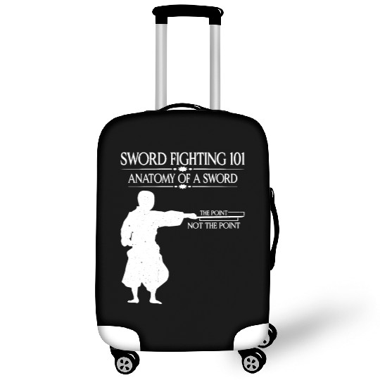 Sword Fighting 101 Anatomy Of A Sword 7 Luggage Covers
