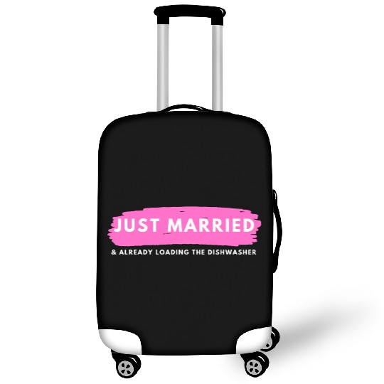 Just Married Luggage Covers