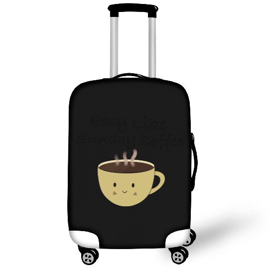 Easy like sunday coffee Luggage Covers