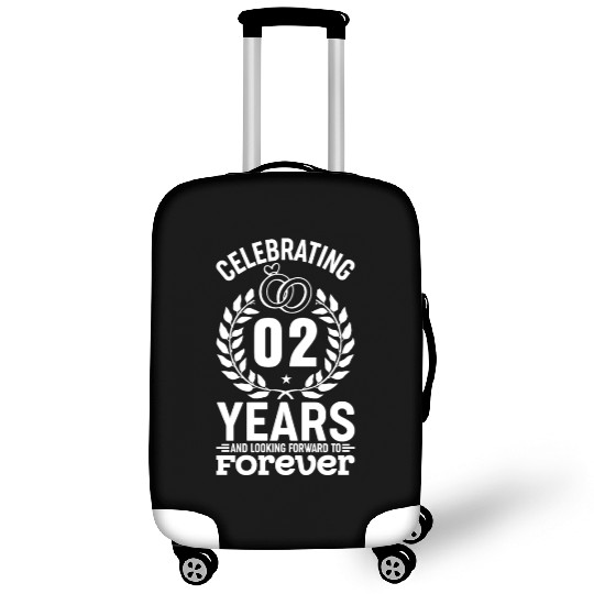 Celebrating 2 Year - 2nd Wedding Anniversary Since Luggage Covers