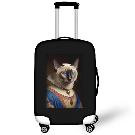 Siamese Cat Breed Portrait Royal Renaissance Anima Luggage Covers