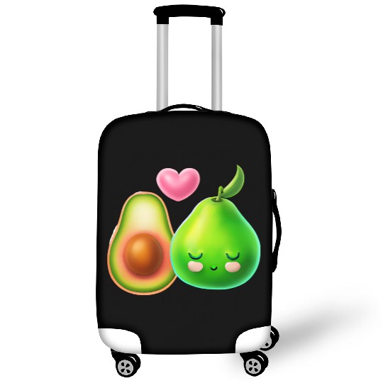 Avocado Love - Cute Couple Design Luggage Covers
