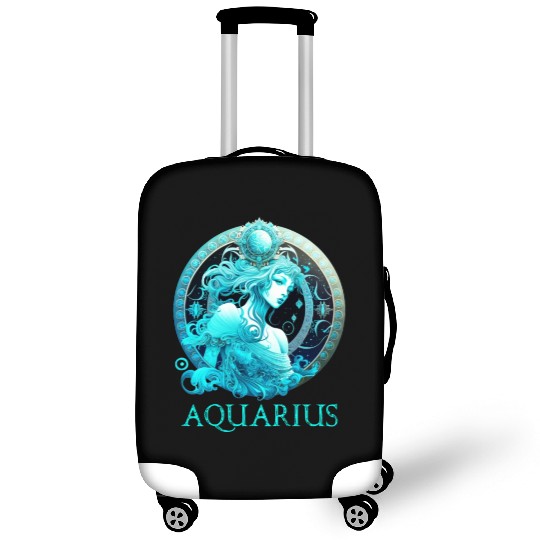Embrace Your Aquarius Identity: Aquarius Pride Zod Luggage Covers