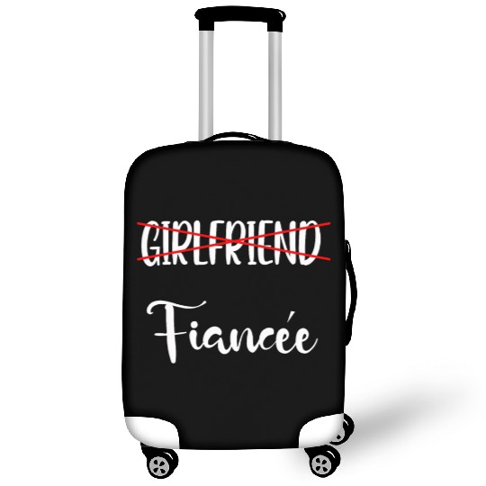 Girlfriend Fiancee Couple Engagement Engaged Luggage Covers