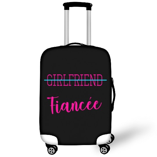 Girlfriend Fiancee Couple Engagement Engaged Luggage Covers
