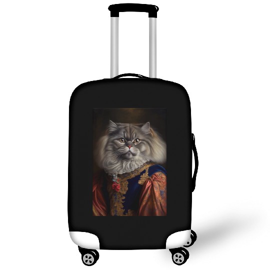 British Longhair King Cat Breed Portrait Royal Ren Luggage Covers