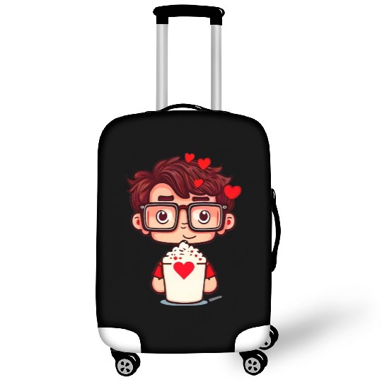 Popcorn Movie Guy Luggage Covers
