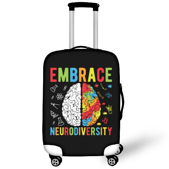 Embrace Neurodiversity For Neurodiversity Awarenes Luggage Covers