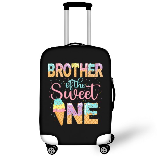 Brother Of The Sweet One 1st Birthday Ice Cream Luggage Covers