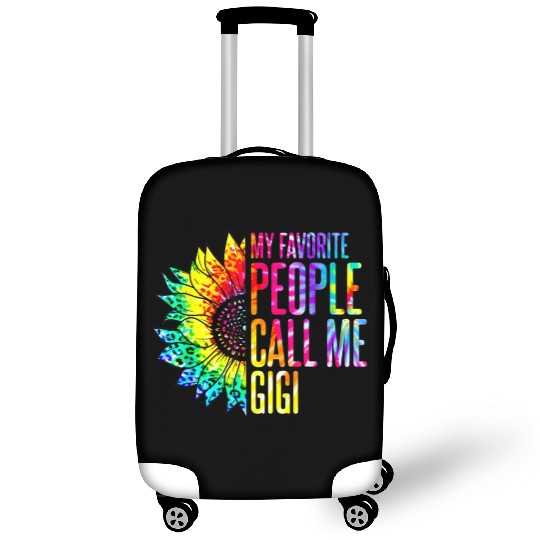 My Favorite People Call Me Gigi Sunflower Tie Dye Luggage Covers