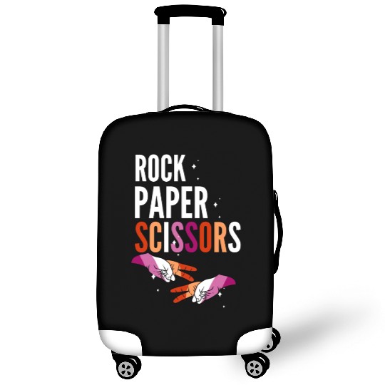 Rock Paper Scissors Lesbian LGBT Pride Lesbian Luggage Covers