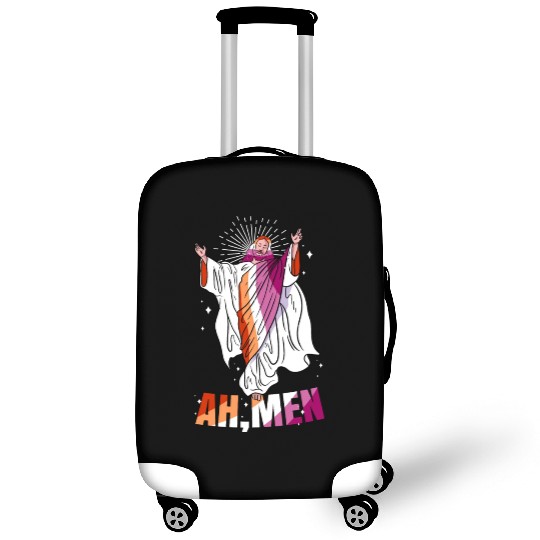 Lesbian God LGBT Christian Pride Lesbian Rainbow Luggage Covers