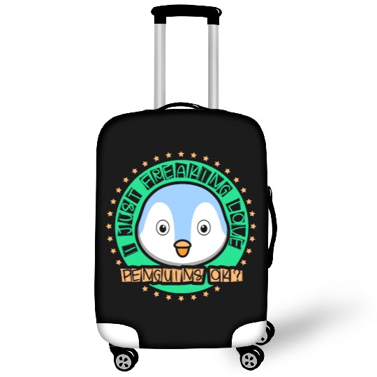 I Just Freaking Love Penguins Ok Animal Penguin Luggage Covers