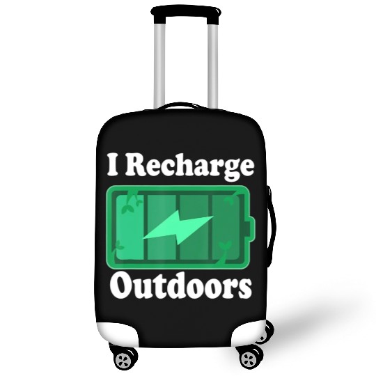 Nature Lover Outdoors Quote Luggage Covers