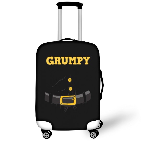 Grumpy Santa Claus - Ugly Christmas Luggage Covers
