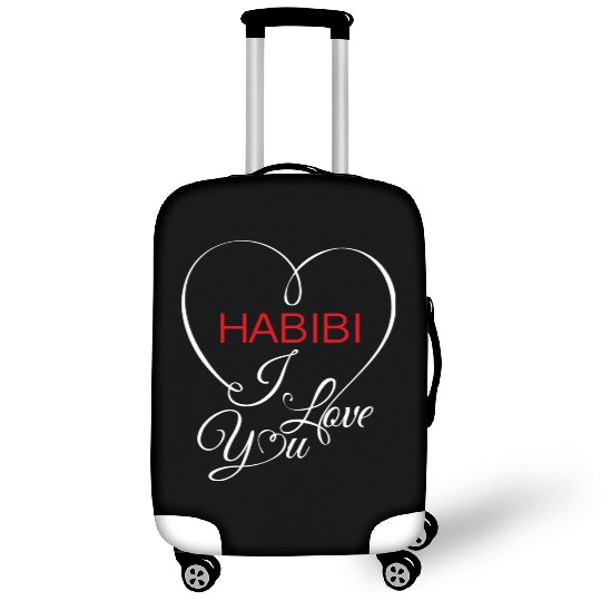 Habibi i love you Luggage Covers
