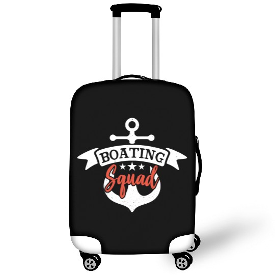 Boating Squad Yacht Captain Ship Boat Luggage Covers