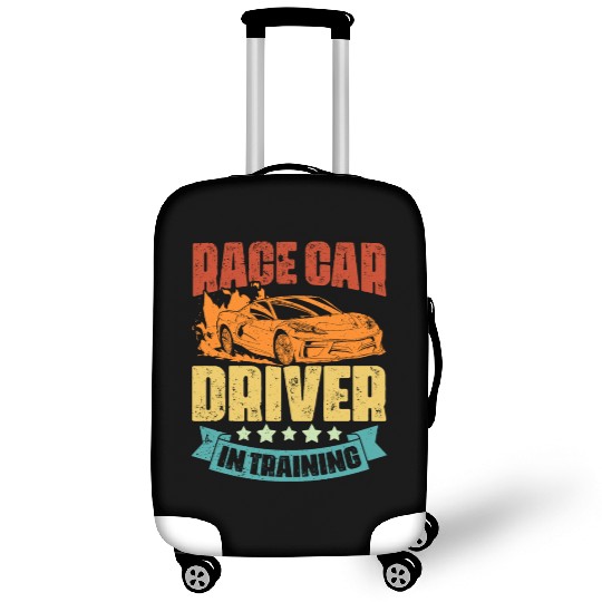 Vintage Race Car Driver In Training An Automotive Luggage Covers