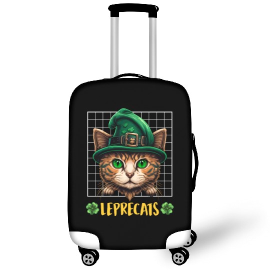St. Patrick's Day cats leprecats kittens Luggage Covers