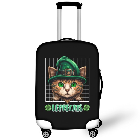 St. Patrick's Day cats leprecats kittens Luggage Covers