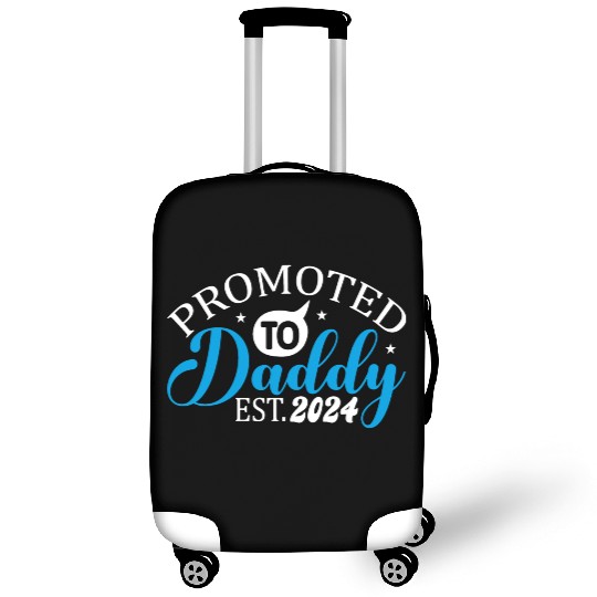 Promoted to daddy 2024 daddy to be 2024 Luggage Covers