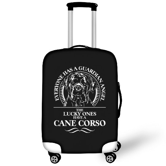 Proud Cane Corso Guardian Angel dog quote Luggage Covers