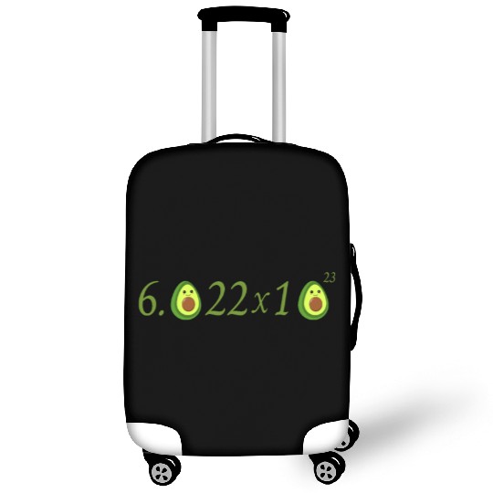 Funny Avocado Avogadro' Number Luggage Covers