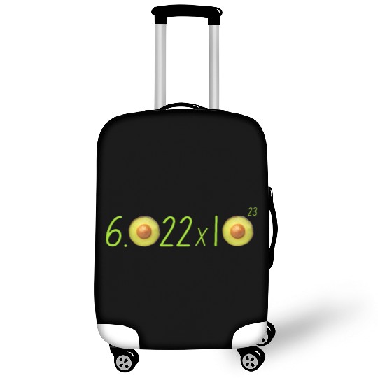Funny Avocado Avogadro' Number Luggage Covers
