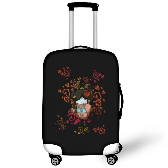 kimono cute Luggage Covers