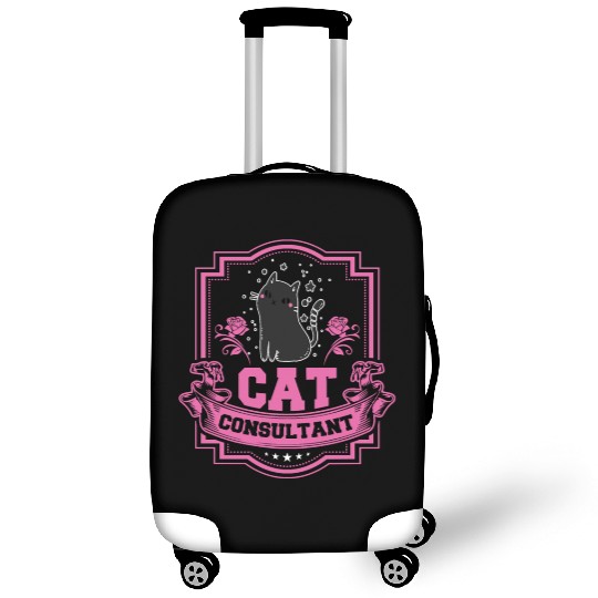 Cat Consultant Crazy Cat Lover Luggage Covers