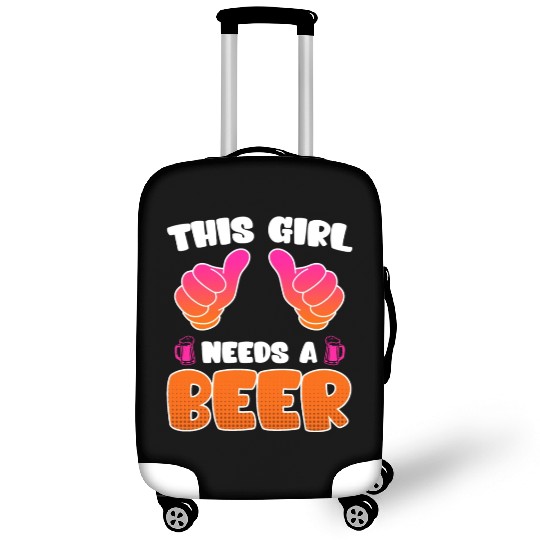 This girl needs a beer vacation Spring Break Luggage Covers