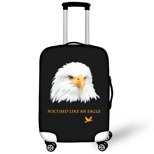 Bald Eagle Gift Idea Focussed like an Eagle Photo Luggage Covers