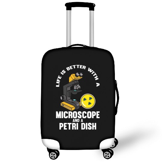 Biology Biologist Microscope Luggage Covers