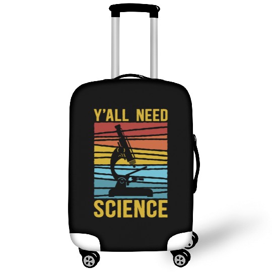 Biology Biologist Microscope Y'all Need Science Luggage Covers