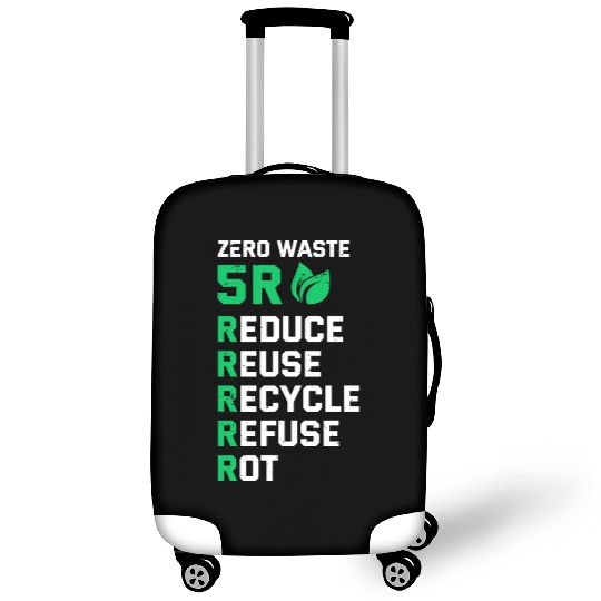 5R Waste Earth Day Planet Environment Trees Luggage Covers