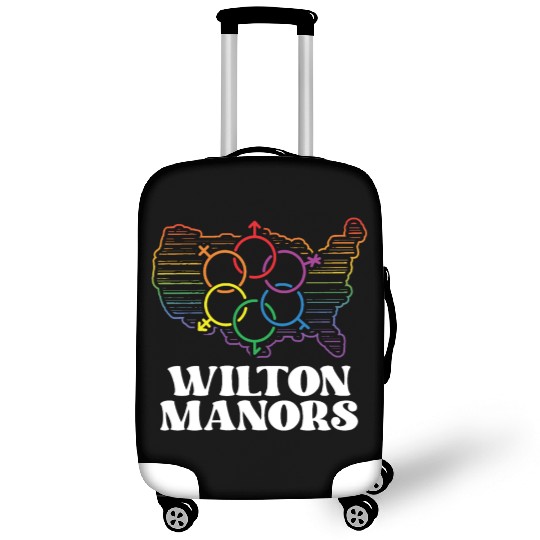 Wilton Manors Pride Flag Pride Month LGBTQ Flag Luggage Covers